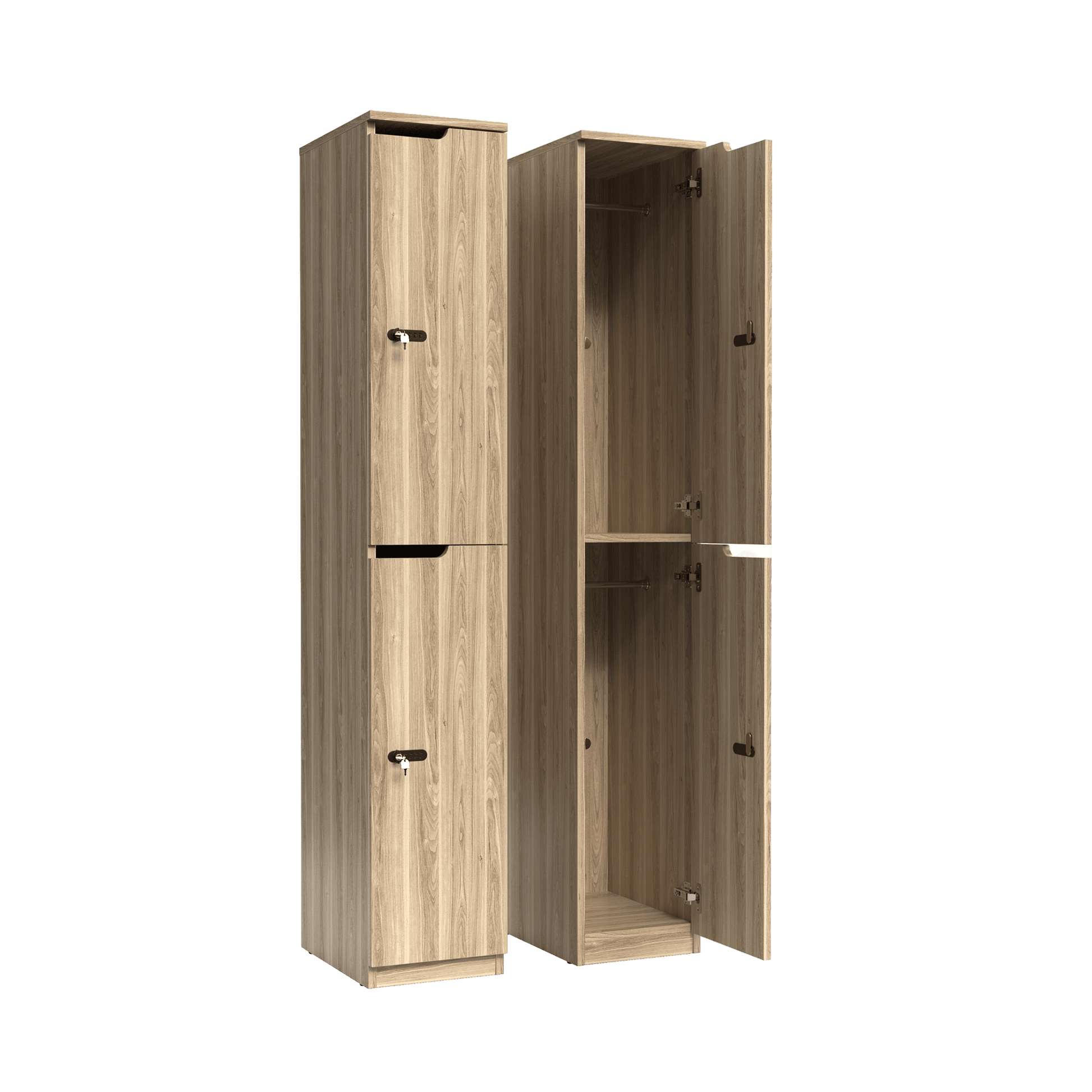 Knox 2 Door Melamine Locker New Oak Ravine