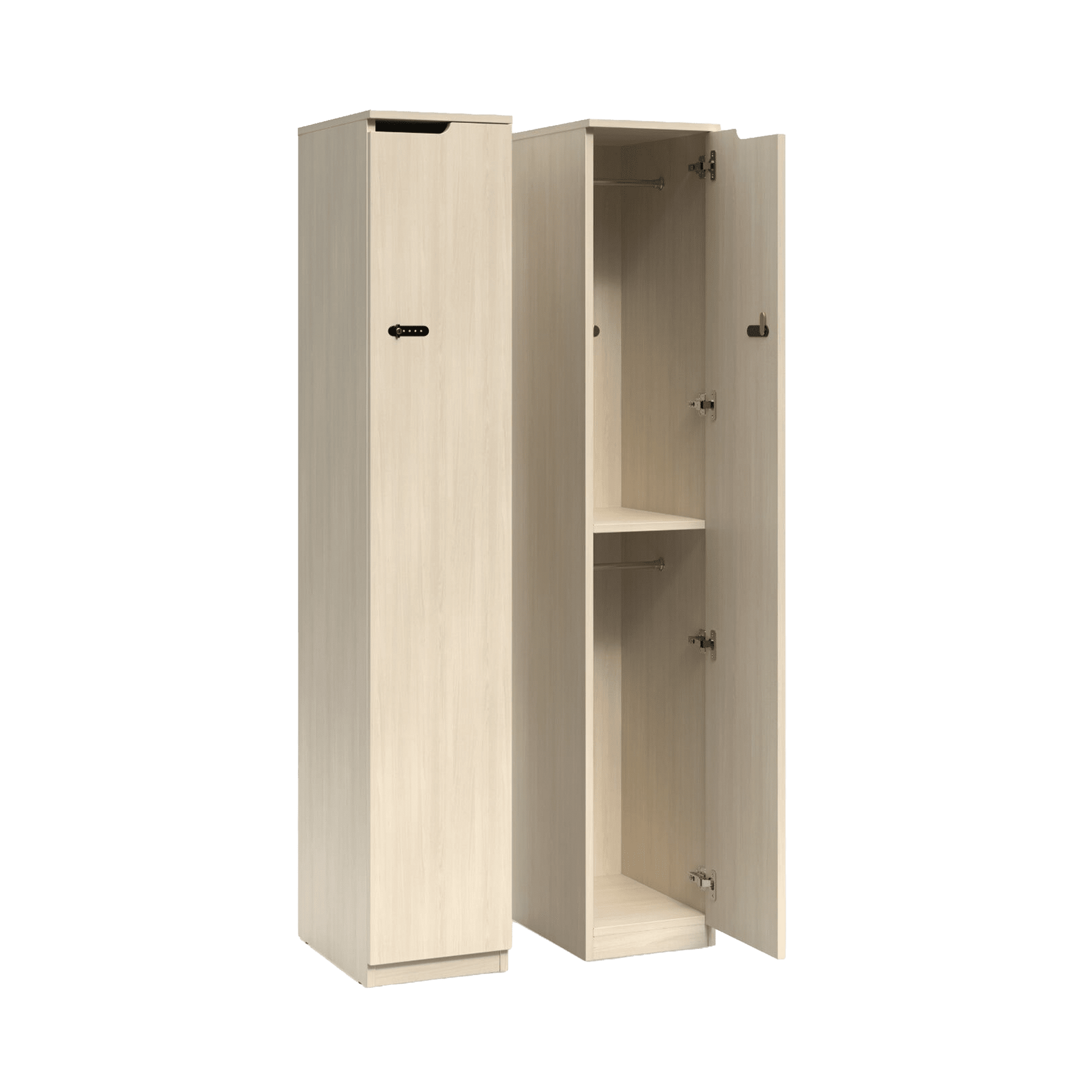 Knox Single Door Melamine Locker New Oak Ravine