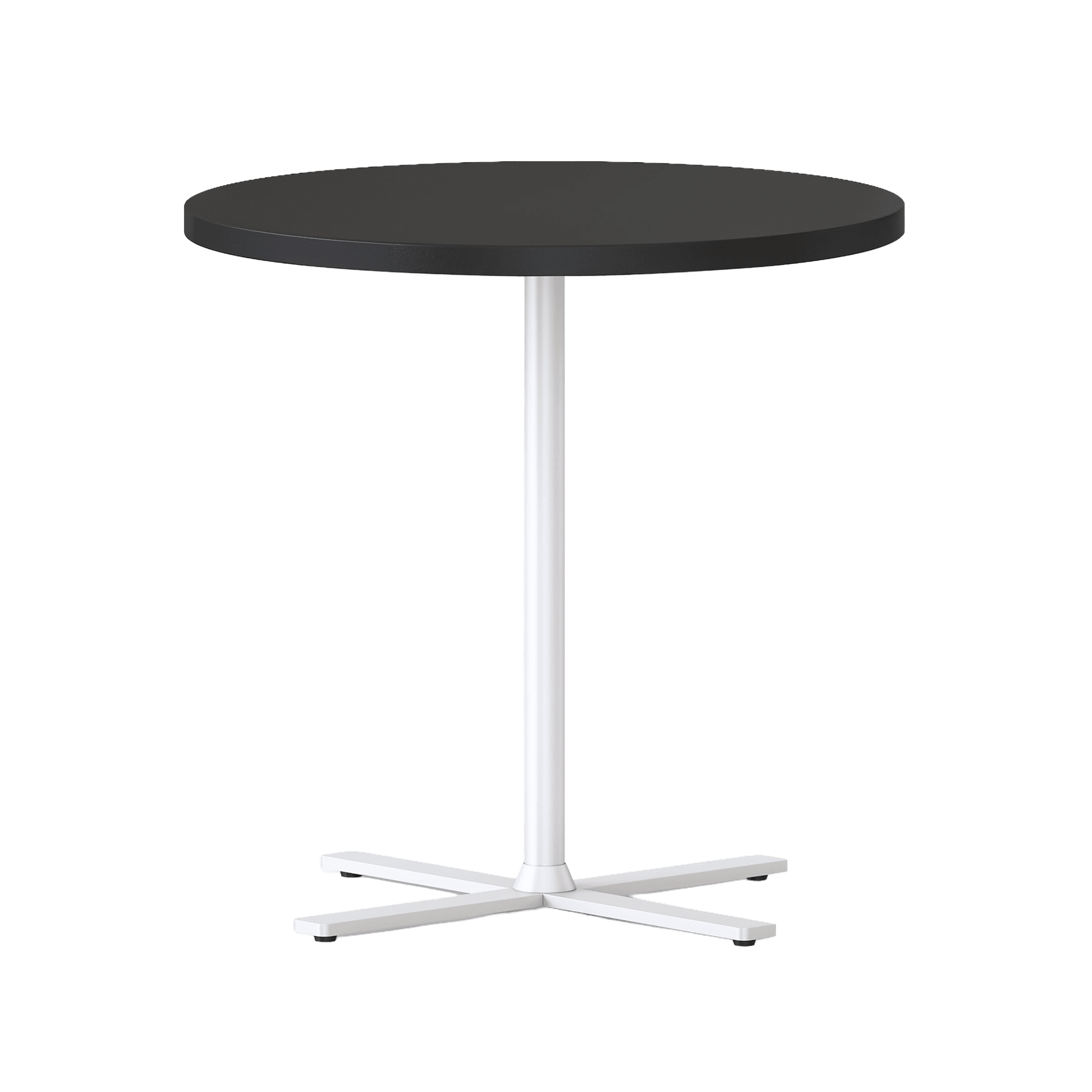 Kolo Round Side Table 500x457H Black Black Powdercoat