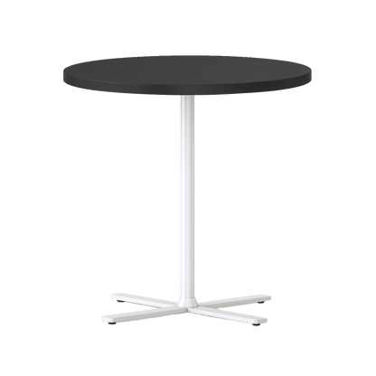 Kolo Round Side Table 500x457H Black Black Powdercoat