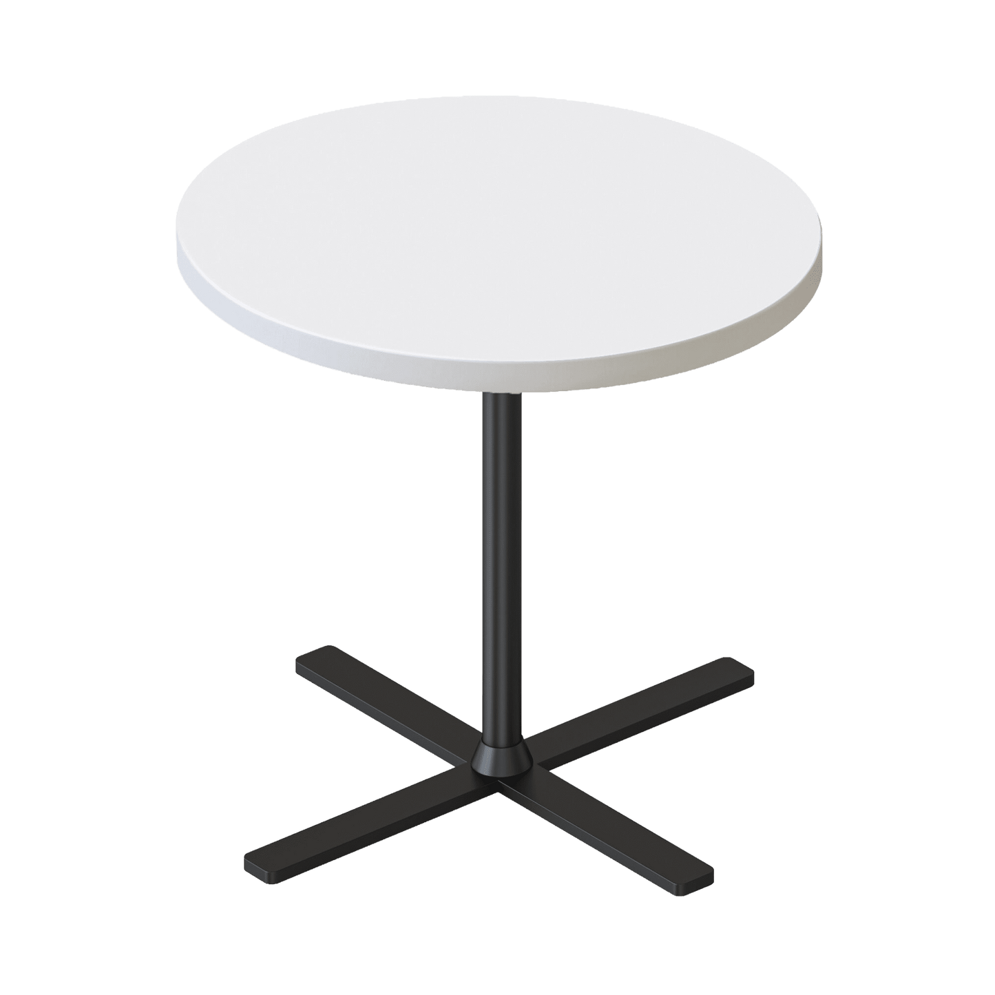 Kolo Round Side Table 500x457H Black Black Powdercoat