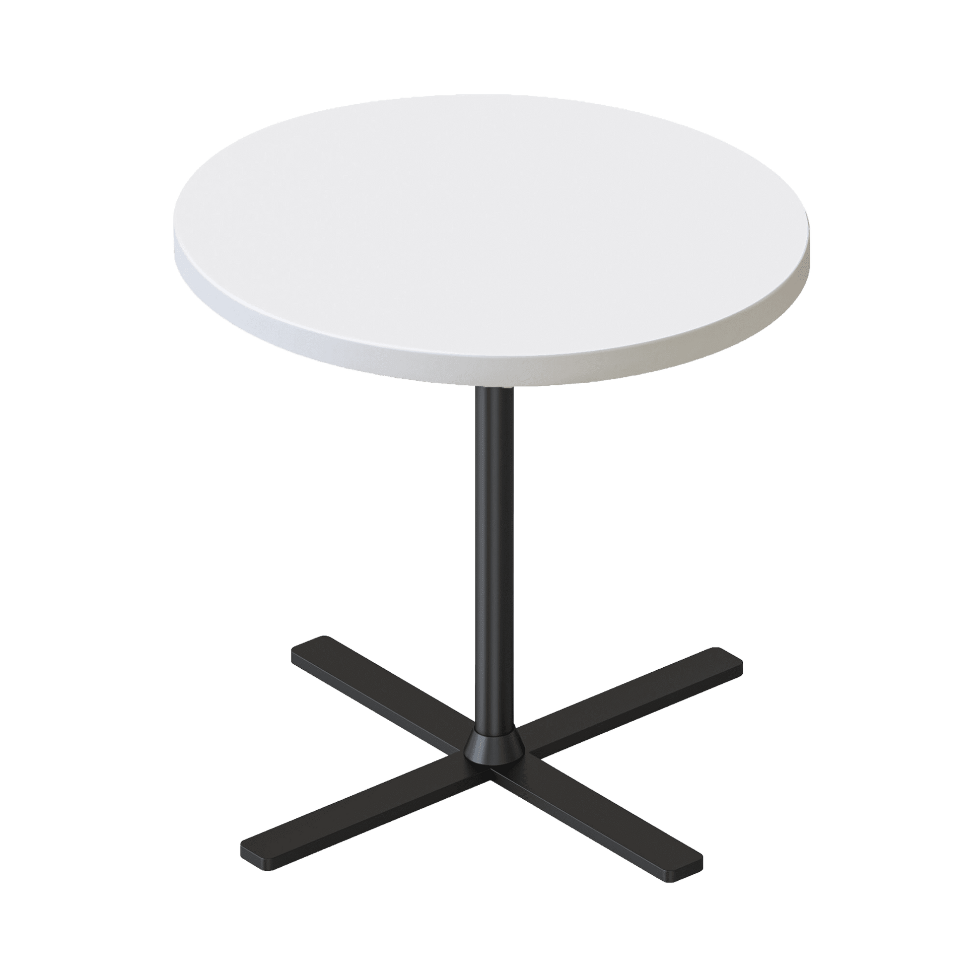Kolo Round Side Table 500x457H Black Black Powdercoat