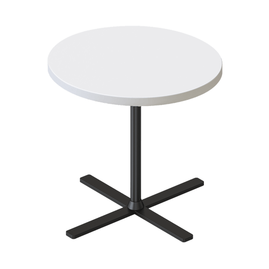 Kolo Round Side Table 500x457H Black Black Powdercoat