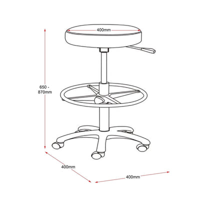 DS Counter Drafting Height Stool - Office Furniture Company 