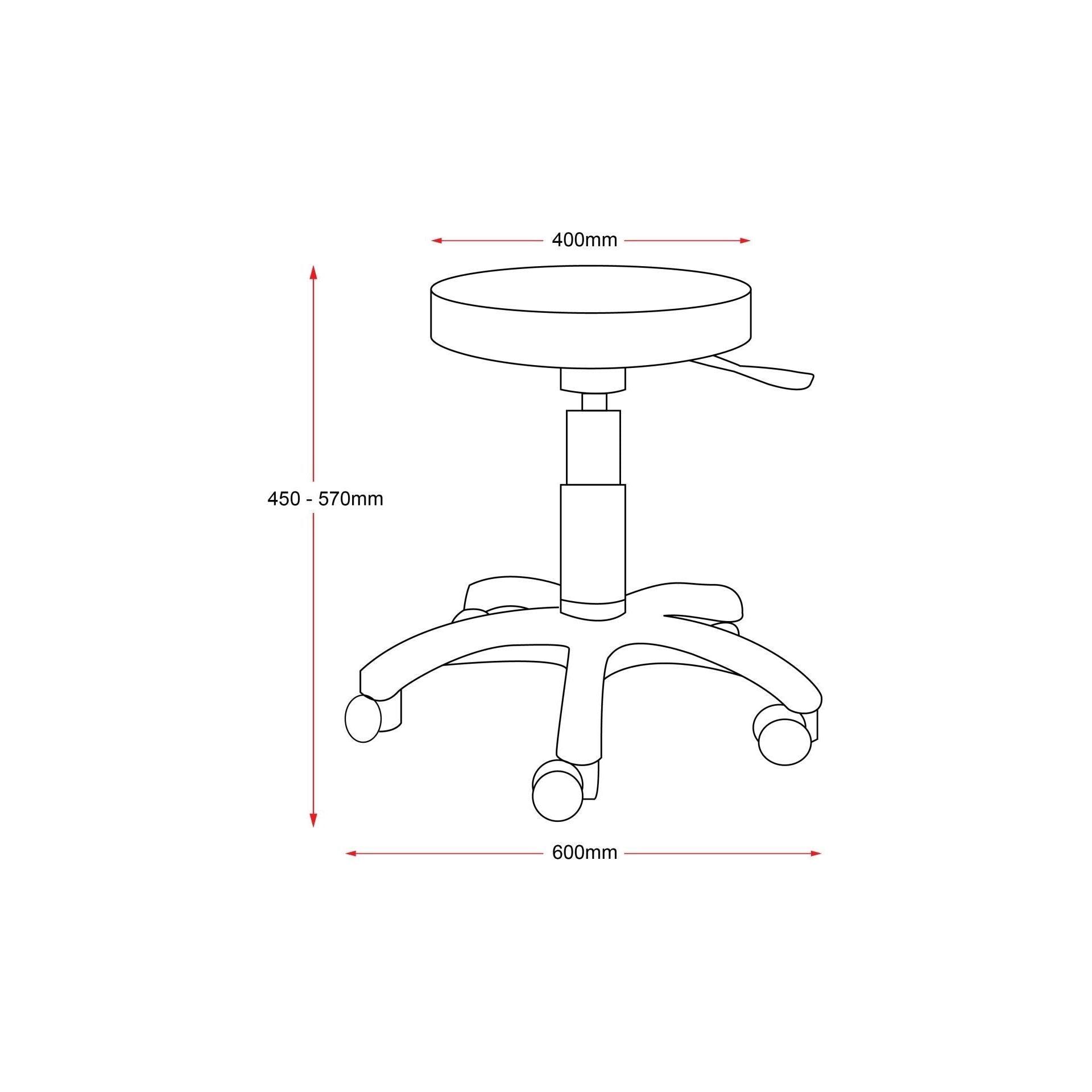 DS Desk Height Stool - Office Furniture Company 