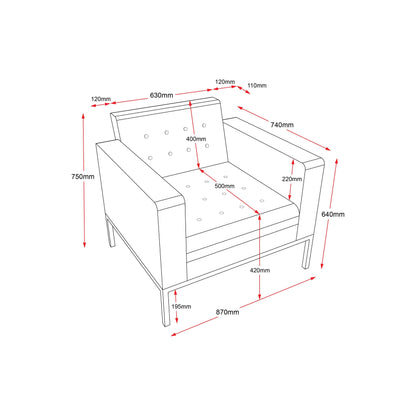 Venus Single Seater Sofa