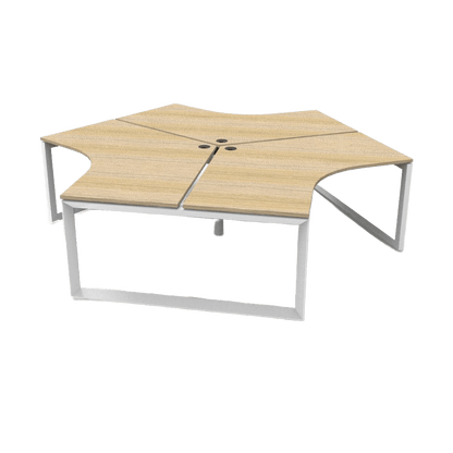 Loop Leg 120 Degree Workstations - 1