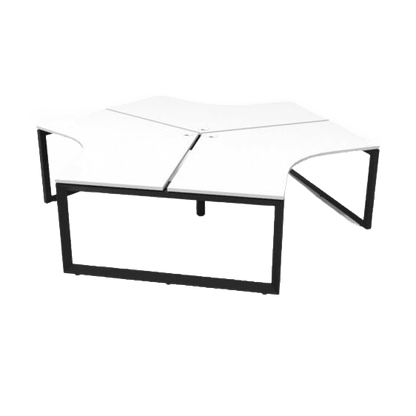 Loop Leg 120 Degree Workstations - 2