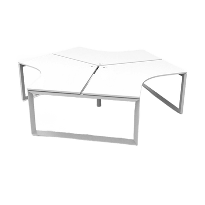 Loop Leg 120 Degree Workstations - 8