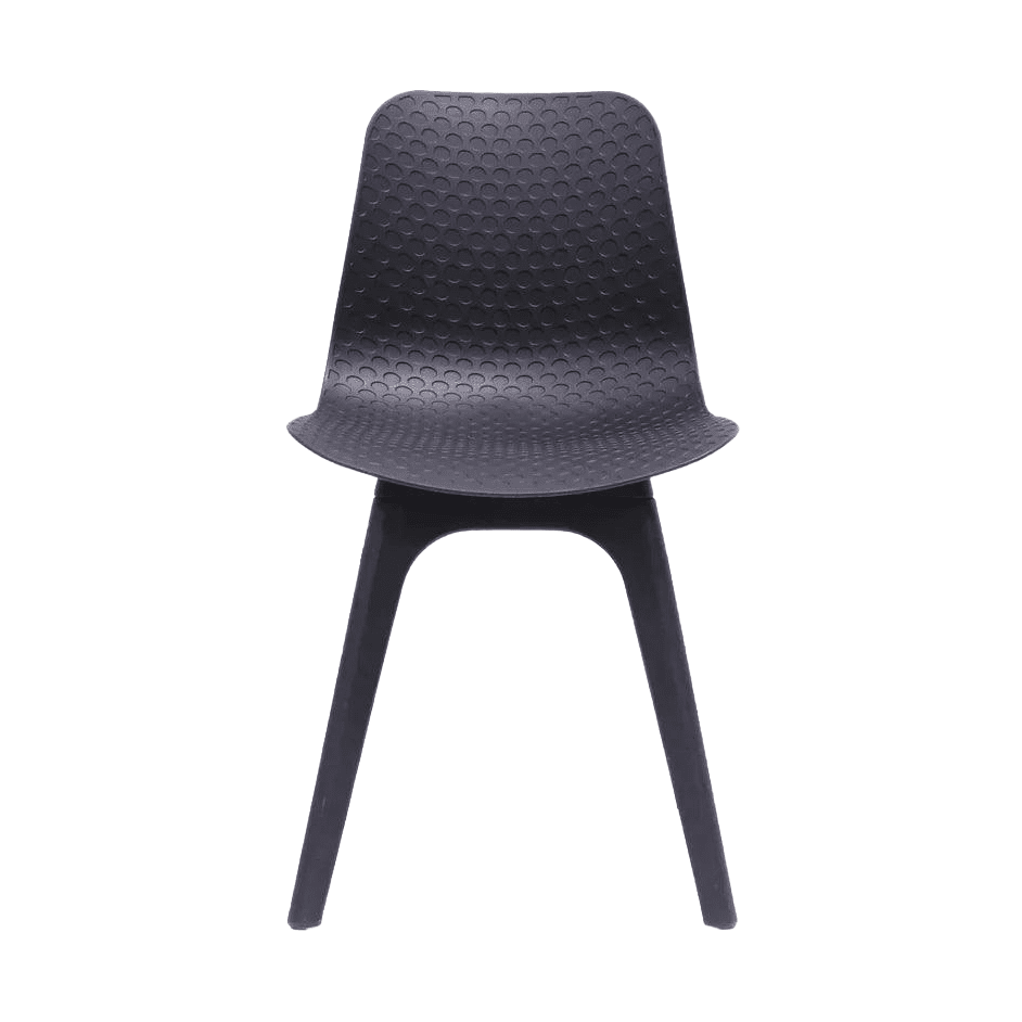 Lucid Visitor Chair Black Black Leg Frame - Office Furniture Company
