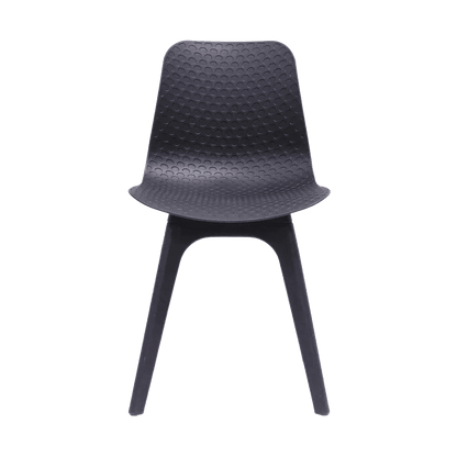 Lucid Visitor Chair Black Black Leg Frame - Office Furniture Company
