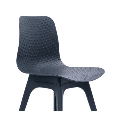 Lucid Visitor Chair Black Black Leg Frame - Office Furniture Company