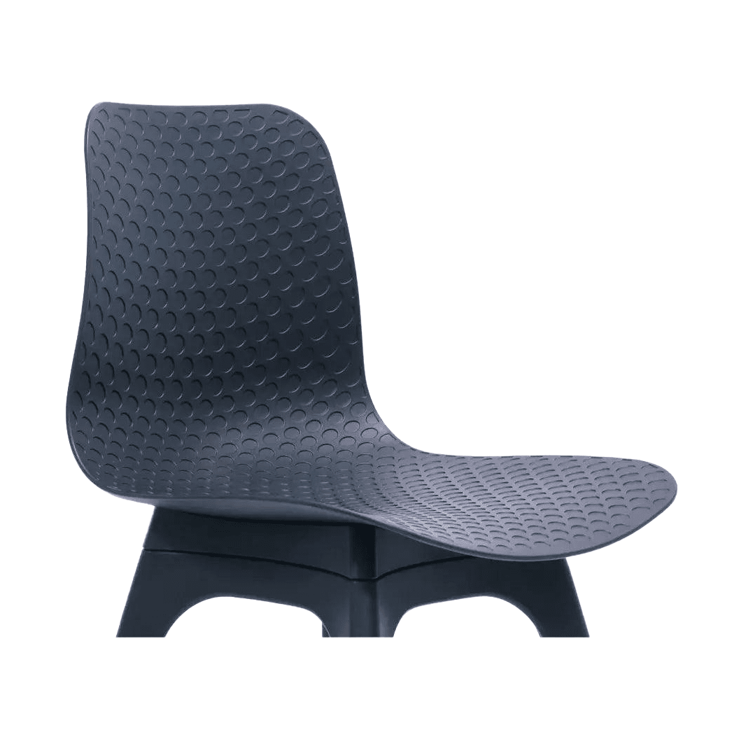 Lucid Visitor Chair Black Black Leg Frame - Office Furniture Company