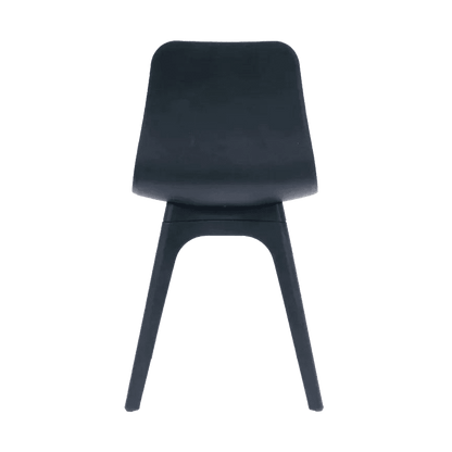 Lucid Visitor Chair Black Black Leg Frame - Office Furniture Company