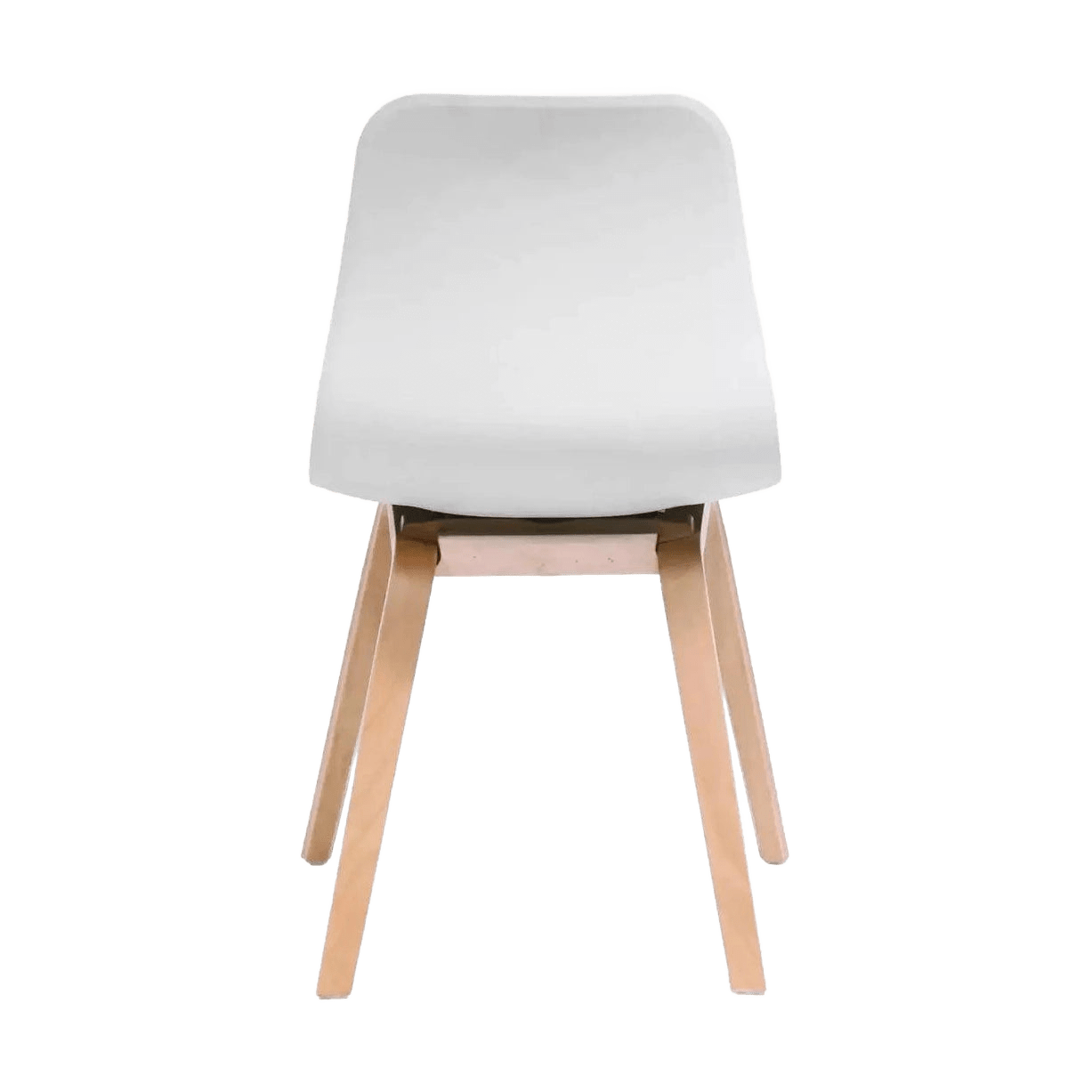 Lucid Visitor Chair Black Timber Leg Frame - Office Furniture Company
