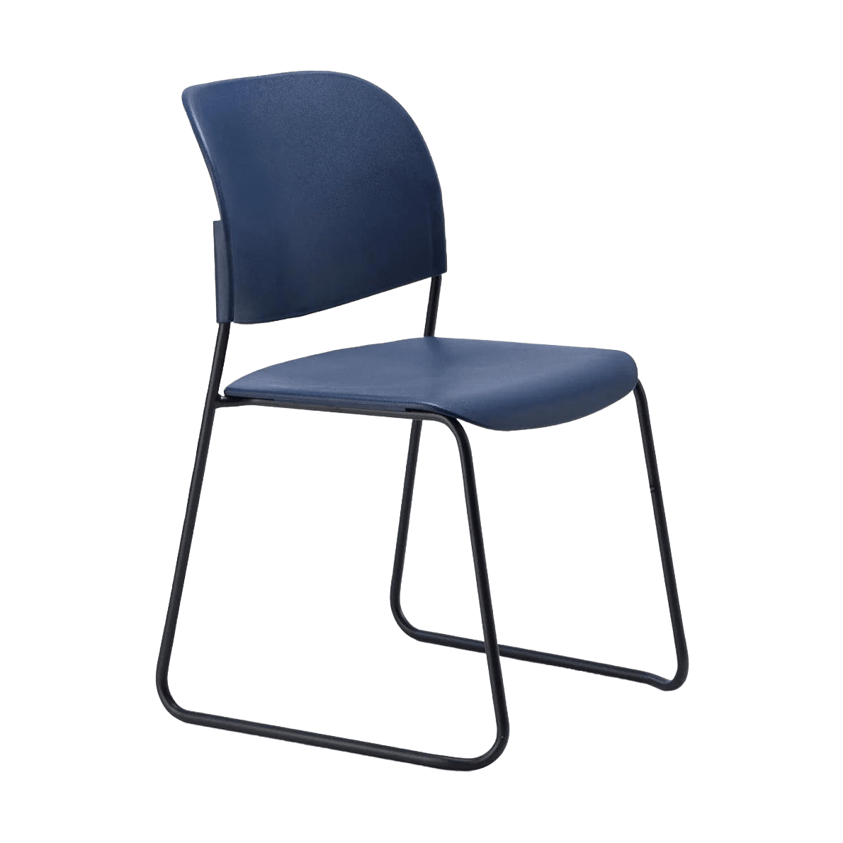 Lumia PP Stackable Chair Navy - Office Furniture Company