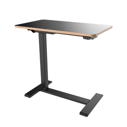 Malmo Mobile Roll Over Mobile Electric Desk Timber