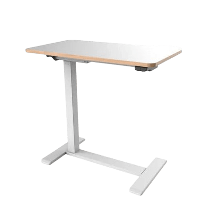Malmo Mobile Roll Over Mobile Electric Desk Timber