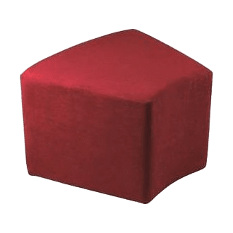 Mamba Office Ottoman Red Fabric (Fusion)