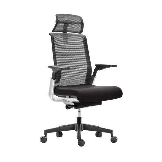 Match Mesh Chair High Back Folding Chair Black - Office Furniture Company