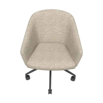 Mesa 5 - Star Castor Chair Grey Sunday (204) / Charcoal PU