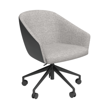 Mesa 5 - Star Castor Chair Grey Sunday (204) / Charcoal PU