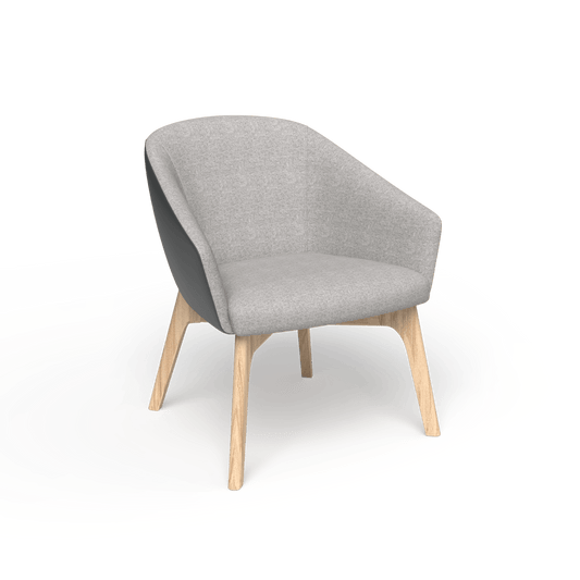 Mesa Wooden Leg Tub Chair