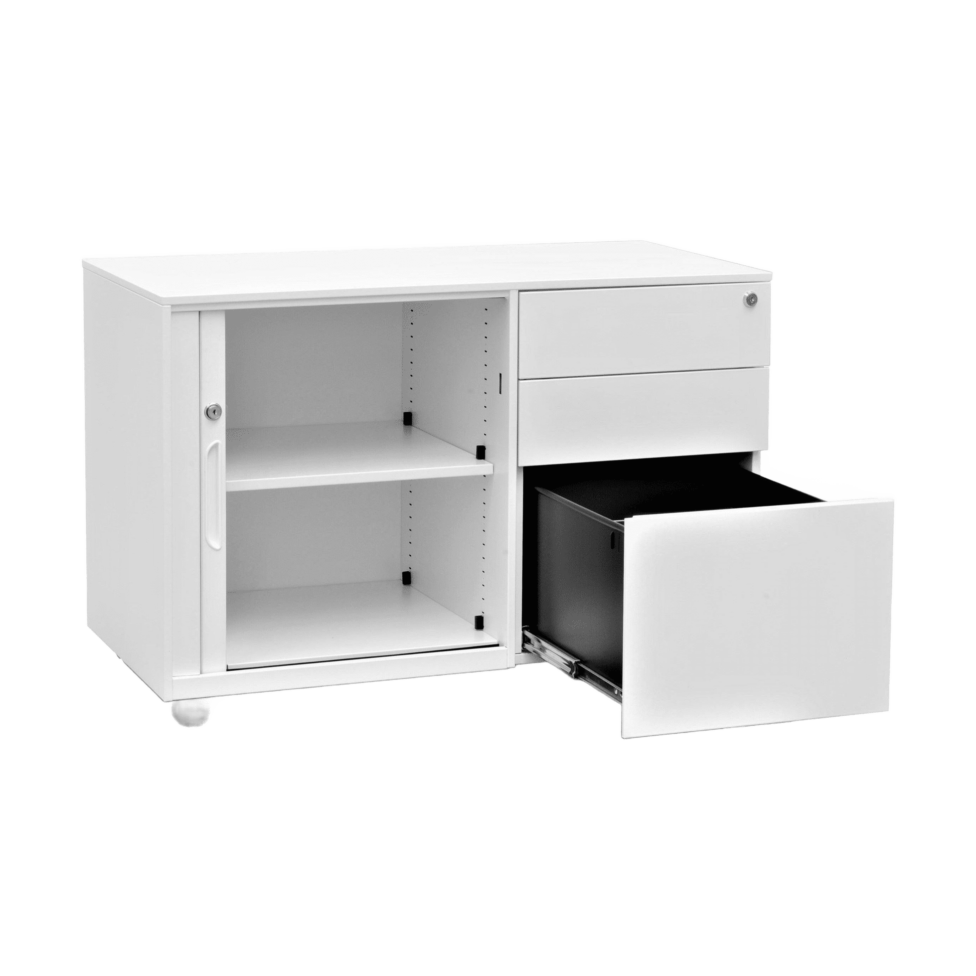 Metal Mobile Caddy Tambour LHS