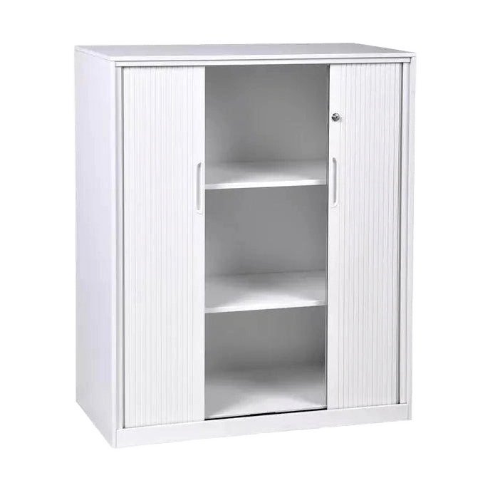 Metal Tambour Storage Cupboard - 2