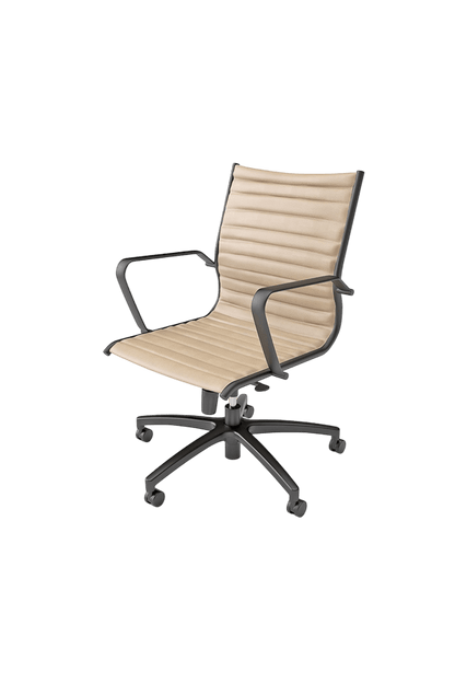 Metro Midback Meeting Chair Black PU