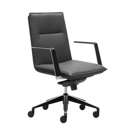 Mirage Mid Back Executive Chair in Leather