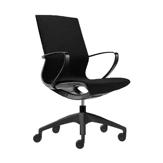 Moda Black Office Chair Black Plastic Base