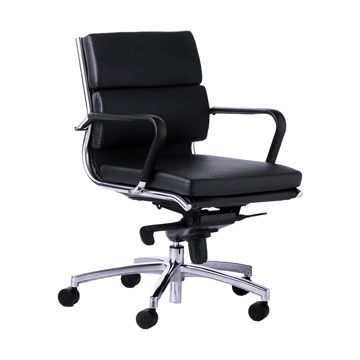 Mode Executive Office Chair Medium Back Black - Office Furniture Company