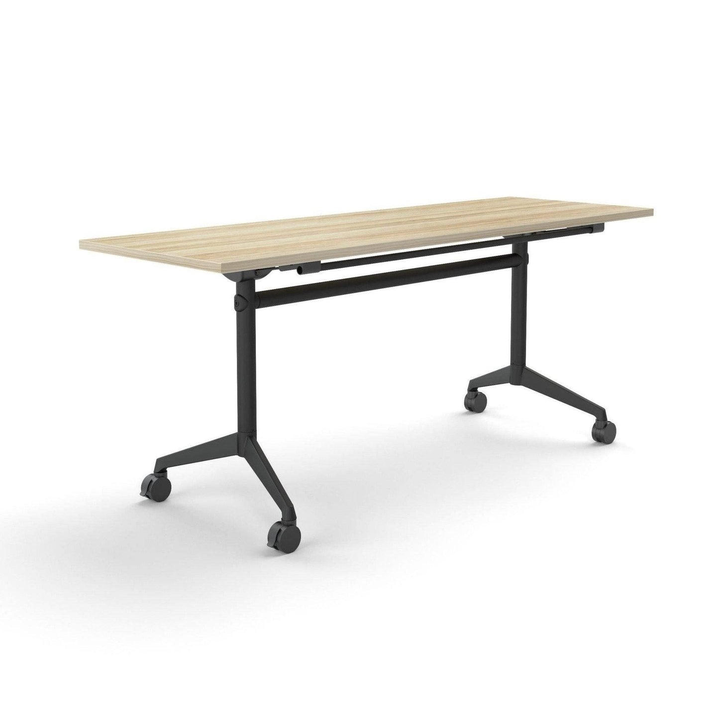 Modulus Mobile Flip Table with All Black Legs