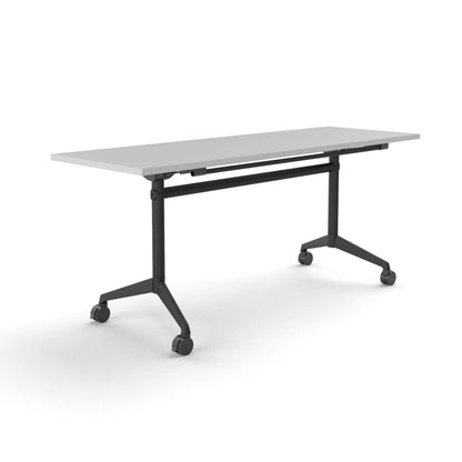 Modulus Mobile Flip Table with All Black Legs