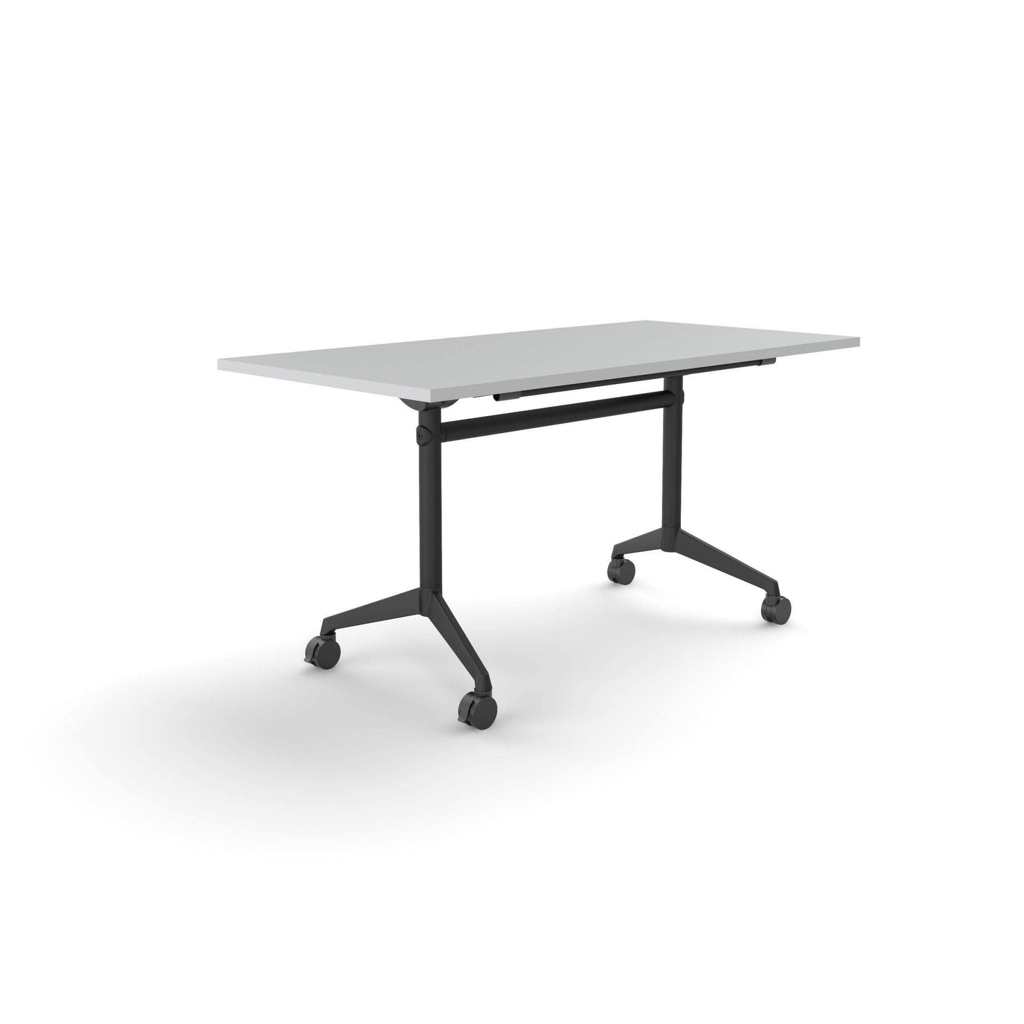 Modulus Mobile Flip Table with All Black Legs - Office Furniture Company 