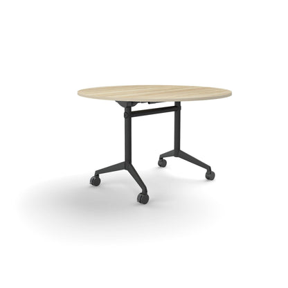 Modulus Mobile Flip Table with All Black Legs - Office Furniture Company 