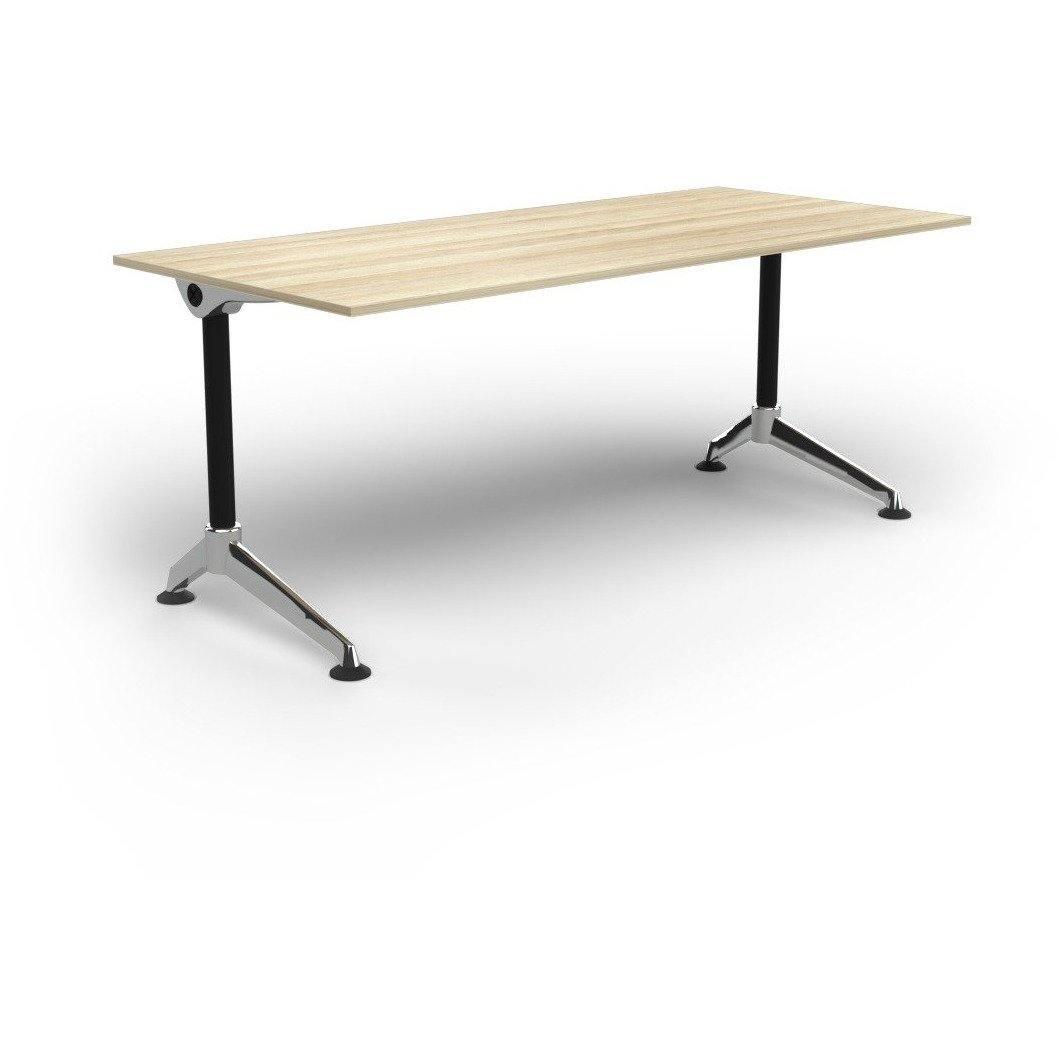 Modulus Single Straight Office Desk - Office Furniture Company 