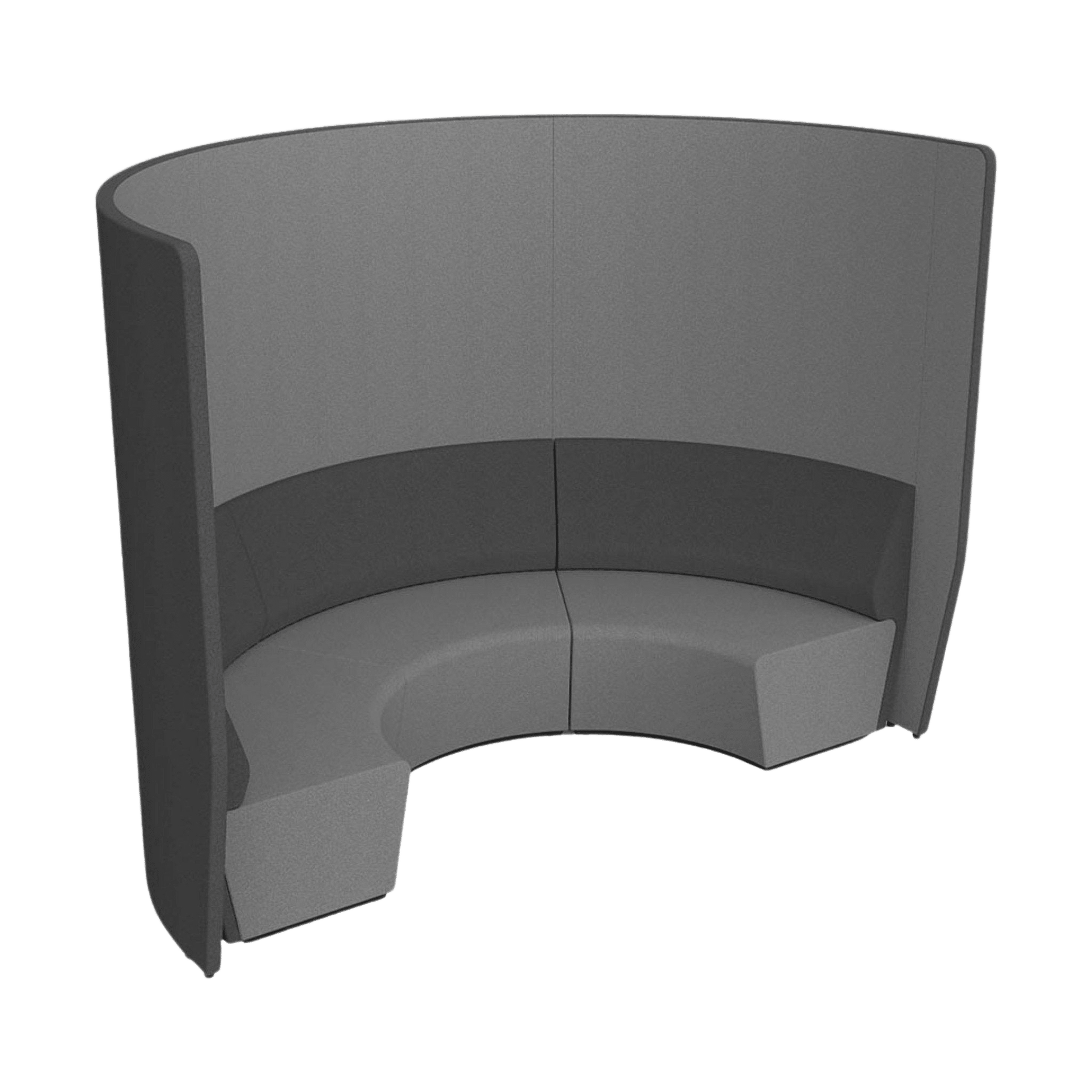 Motion Arc Collaboration Booth with Walls - 3