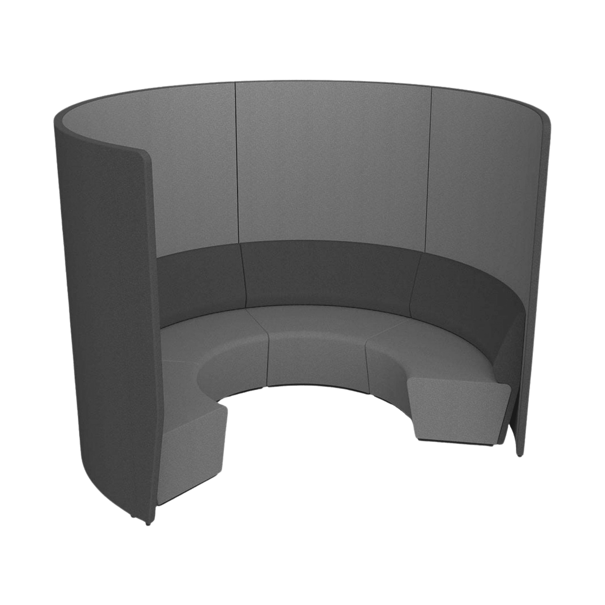 Motion Arc Collaboration Booth with Walls - 5