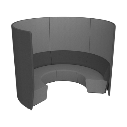 Motion Arc Collaboration Booth with Walls - 5