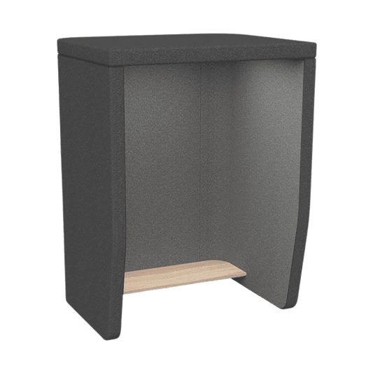 Motion Link Wall Mounted Phone Booth Solid Beech - Office Furniture Company