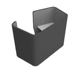 Motion Shell Work Pods Motion Shell 1 (single person) includes 1 X Worktop Lacquered White - Office Furniture Company