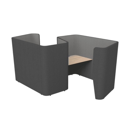Motion Shell Work Pods Motion Shell 2 (2 person) includes 2 X Worktop Beech
