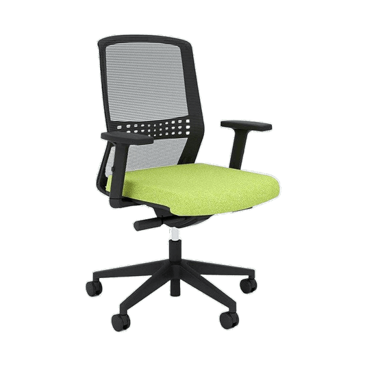 Motion Sync Ergonomic Mesh Office Chair Adjustable Arms / Green Avocado (Motion)