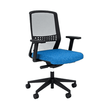 Motion Sync Ergonomic Mesh Office Chair Adjustable Arms Blue Deep (Motion)