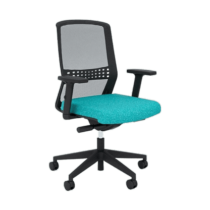 Motion Sync Ergonomic Mesh Office Chair Adjustable Arms Blue Ice (Motion)