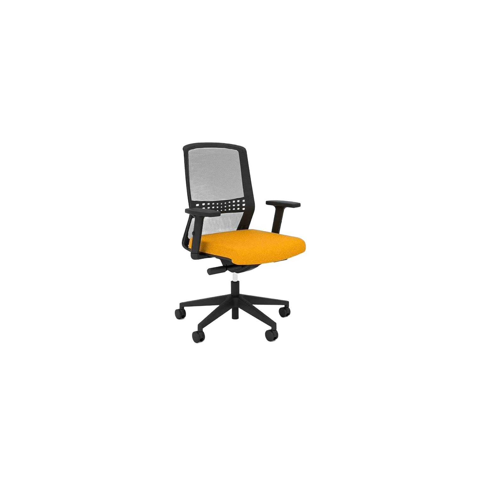 Motion Sync Ergonomic Mesh Office Chair Adjustable Arms Orange Sunset (Motion)