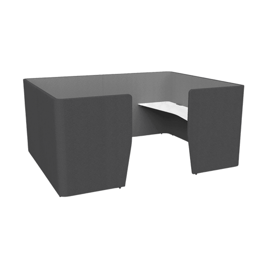 Motion Team Collaborative Work Pod Lacquered White - Office Furniture Company