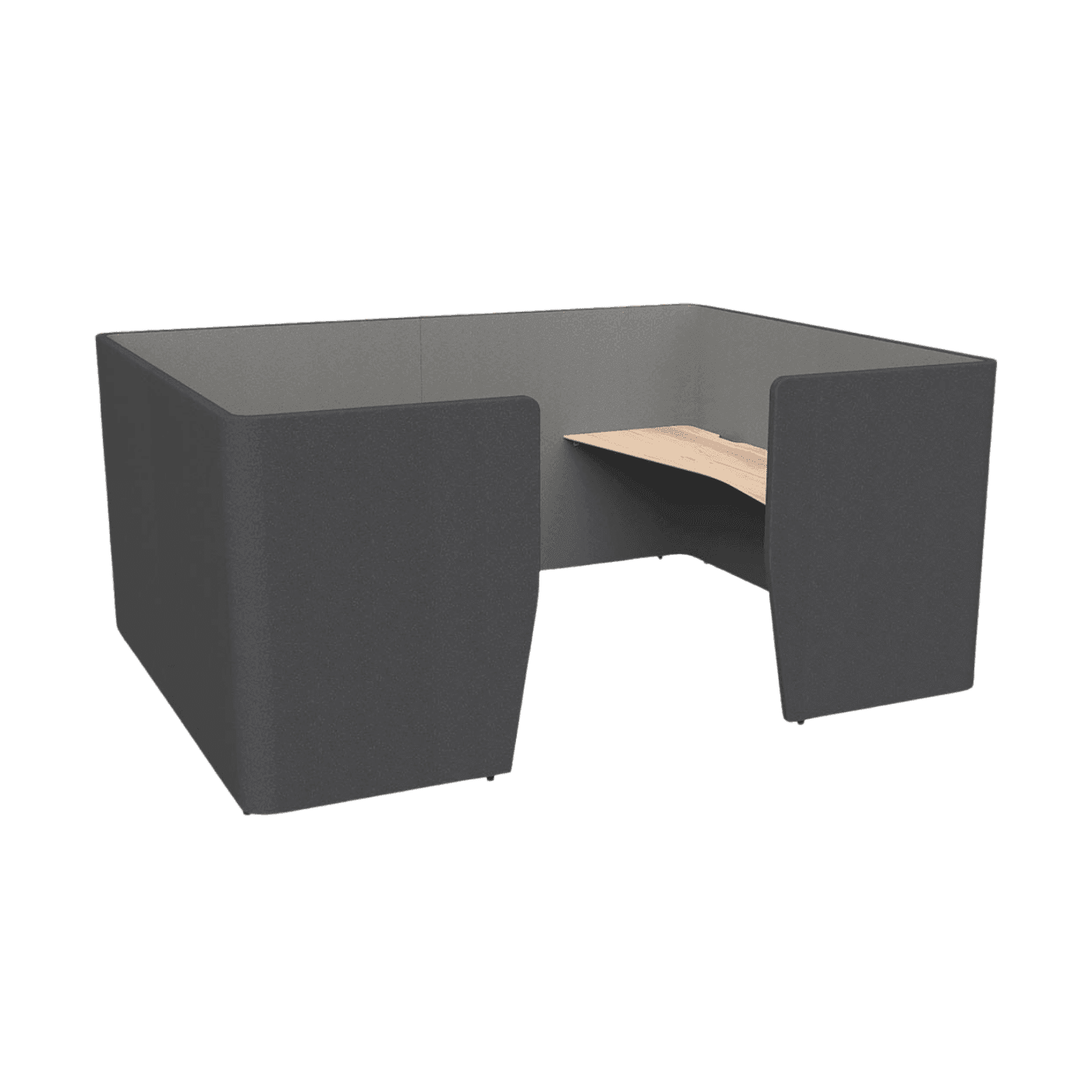 Motion Team Collaborative Work Pod Solid Beech - Office Furniture Company
